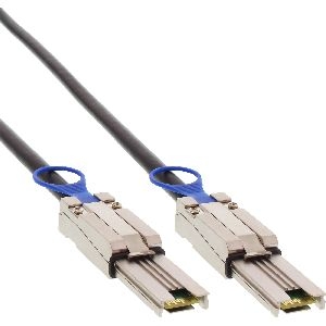 InLine® SAS Anschlusskabel, Mini-SAS SFF-8088 an Mini-SAS SFF-8088, 0,5m 27623A