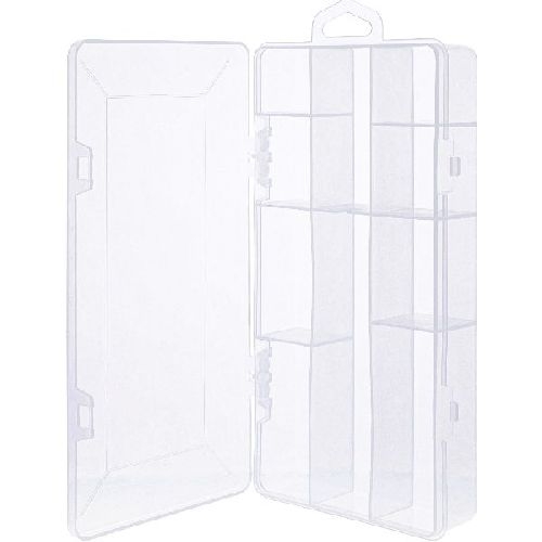 InLine® Kleinteilebox, 10 Fächer, Abmessungen: 206x107x33mm, transparent 43009L