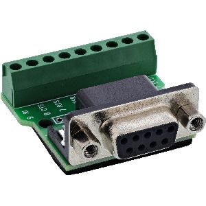 InLine® Terminalblock D-Sub 9 Buchse, Schraubklemme, Schraubsicherung 92501C