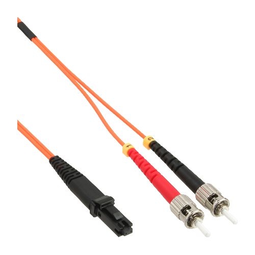 InLine® LWL Duplex Kabel, MTRJ/ST, 50/125µm, OM2, 2m 87352