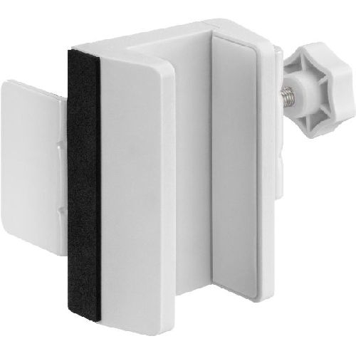 InLine® Tischbein-Klemme für Steckdosenleiste, Schraubklemme, weiß 23197W