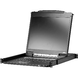 ATEN CL3000N CH Leichte Single Rail 19"-LCD Konsole (PS/2-USB, VGA) CH-Layout 60711Y