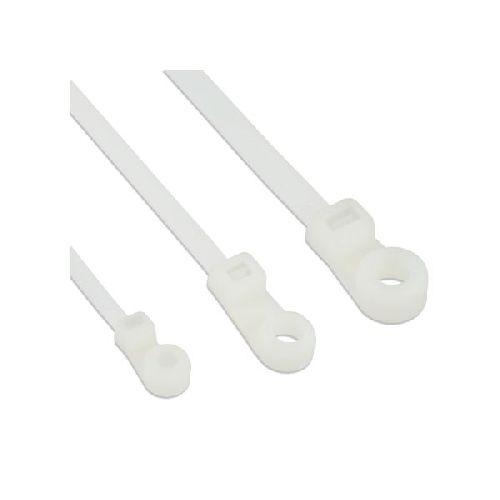 InLine® Kabelbinder mit Montageloch, Länge 200mm, Breite 4,8mm, 100 Stück 59975C