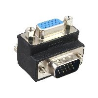 InLine 37248I InLine® VGA Adapter 90° Winkel 15pol Stecker/Buchse