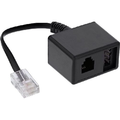 InLine® TAE Adapterkabel RJ45 Stecker auf TAE-N & RJ11 Buchse 69943