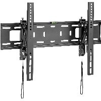 InLine® Schwerlast-TV-Wandhalterung, neigbar, für Flach-TV (37-80"), max. 75kg, schwarz 23118A
