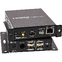 InLine® HDMI USB KVM Extender, Verlängerung über UTP, 4K bis 100m 64601