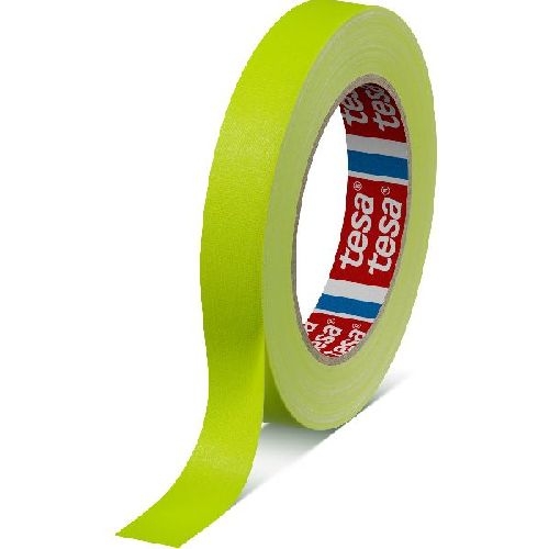 tesaband Gewebeband, 25m x 19mm, neongelb 11646B