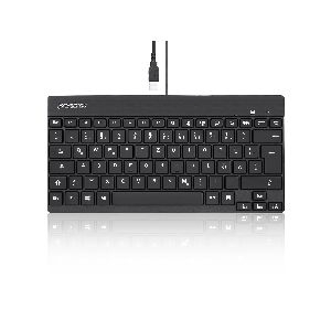 Perixx PERIBOARD-326 DE, Beleuchtete USB-Tastatur, kabelgebunden, schwarz 57155A