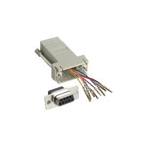 InLine® Adapter, 9pol Sub D Buchse an RJ45 Buchse 68889B