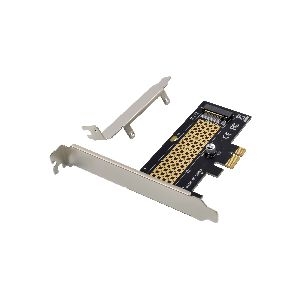InLine® PCI Express Karte zu 1x intern NVMe M.2 Key M, PCIe x1 76660S