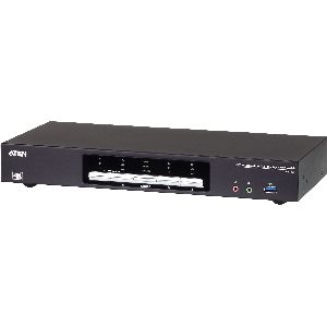 ATEN CS1944DP KVMP-Switch 4-fach, DisplayPort für 2 Displays 4K, USB 3.0, Audio 63604H