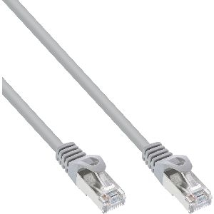 InLine® Patchkabel, SF/UTP, Cat.5e, grau, 0,25m 72522