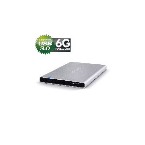 FANTEC ALU7MMU3, 2,5" Aluminium Gehäuse für SATA & SSD-Festplatte, USB 3.2 00029G