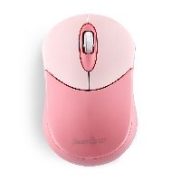 Perixx PERIMICE-802PK, Bluetooth-Maus für PC und Tablet, schnurlos, pink 57143A