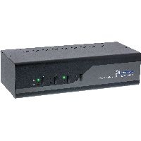 InLine® KVM Desktop Switch, 4-fach, Dual Monitor, DP + HDMI, 4K, USB 3.0, Audio 62644I