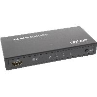 InLine® HDMI Switch / Umschalter, 3 Eingänge auf 1 Ausgang, 4K2K, 3D, HD Audio 65014