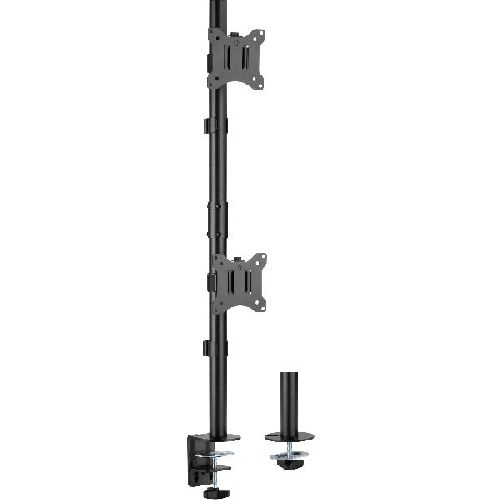 InLine® Tischhalterung, für 2x LCD-/LED-Display bis 81cm (32), max. 9kg 23108F