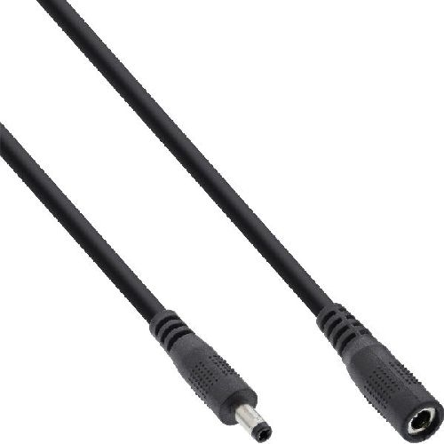 InLine® Verlängerungskabel, DC Stecker 4,0x1,7mm, schwarz, 3m 26803C