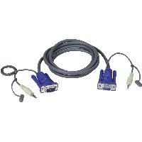 ATEN 2L-2402A KVM Kabelsatz, VGA, Audio, Länge 1,8m 60690A