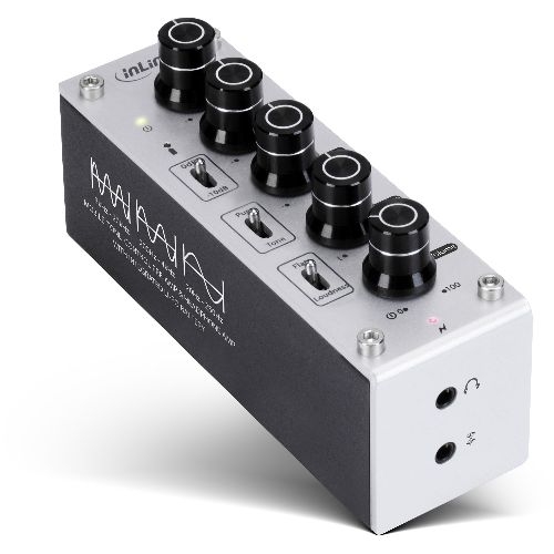 InLine® AmpEQ mobile, Hi-Res AUDIO Kopfhörer-Verstärker und Equalizer, mit Akku 99204I
