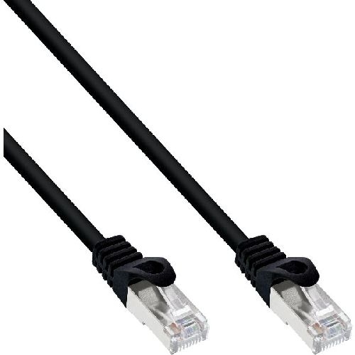 40er B-Pack InLine® Patchkabel, SF/UTP, Cat.5e, schwarz, 2m B-72502S