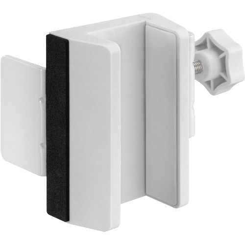 InLine® Tischbein-Klemme für Steckdosenleiste, Schraubklemme, weiß 23197W