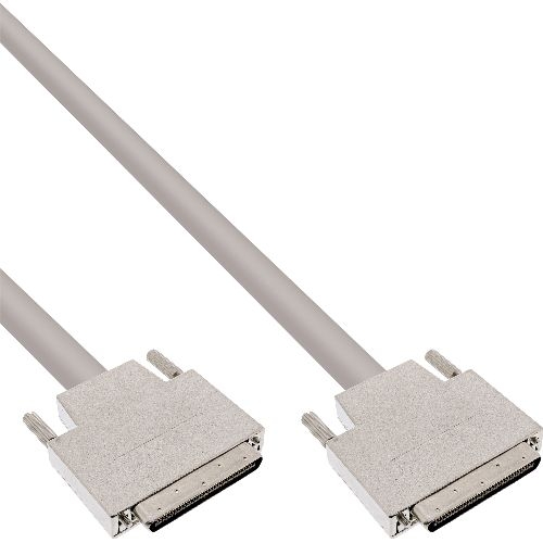 InLine® SCSI U320 Kabel, 68pol micro Centronics (VHD) Stecker / Stecker, 0,9m 26809