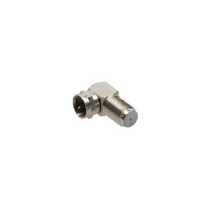 InLine® F-Winkeladapter, F-Stecker / F-Buchse, Metall 69807