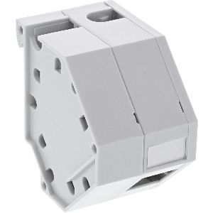 InLine® Keystone SNAP-In LWL Keystone Modulhalter, 1-fach für Hutschiene 76203C
