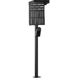 InLine® Universal Wallbox-Standfuß XL mit EV-Ladekabel Halterung, schwarz 59989C