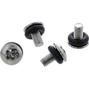 InLine 77784M InLine® Schraubenset, für Mainboard, mit Gummi Unterlegscheiben, metrisch, 10-teilig