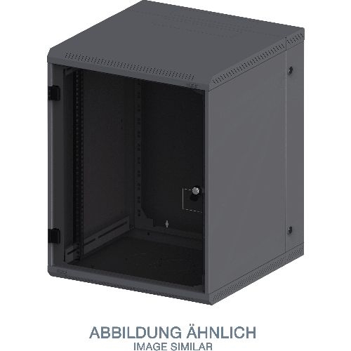 Triton RBA-12-AD5-BAX-A1 19" Wandschrank 12HE, 600x515mm, zweiteilig, schwarz 01912J