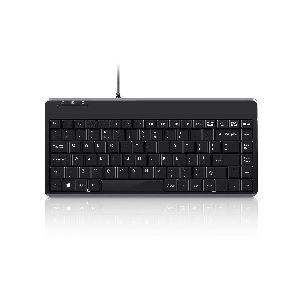 Perixx PERIBOARD-409 U, DE, Mini USB-Tastatur, schwarz 57150B