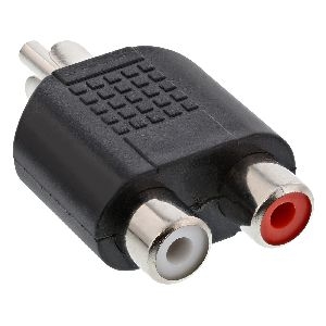 InLine® Audio Adapter, Cinch Stecker an 2x Cinch Buchse 99310