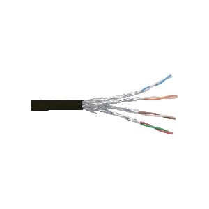 InLine® Patchkabel Cat.6 S/FTP (PiMf), schwarz, AWG27, PVC, CU, 100m 76499S