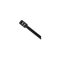InLine 59976S InLine® Kabelbinder mit Doppelkopf, Länge 300mm, Breite 4,8mm, schwarz, 100 Stück