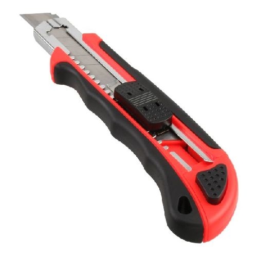 InLine® Allzweck Cuttermesser, 18 mm Abbrechklinge, Sicherheitsverriegelung 43031A