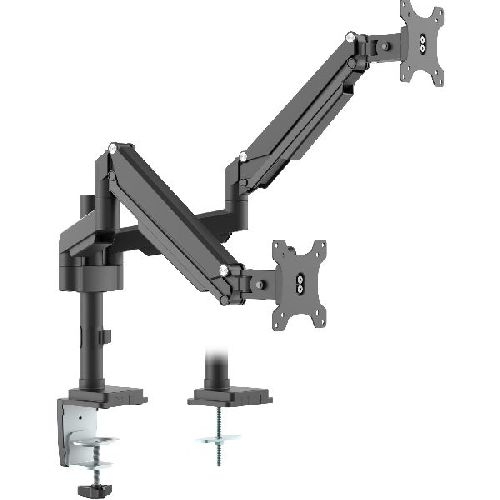 InLine® Tischhalterung mit Lifter, für zwei Monitore bis 82cm (32), 9kg 23160B