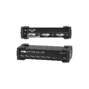 ATEN VS172 Video-Splitter DVI 2-fach Monitor-Verteiler mit Audio, Dual-Link 57782B