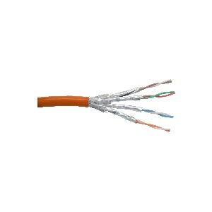 InLine® Patchkabel Cat.6 S/FTP (PiMf), orange, AWG27, PVC, CU, 100m 76499O