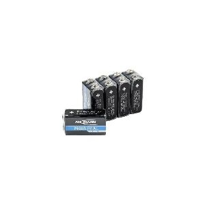 ANSMANN 1505-0002 Lithium-Industriebatterie 9V-E-Block, 5er-Pack 01056C