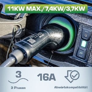 InLine® EV Autoladekabel 11kW Typ2, 3-phasig, 5m 16275I