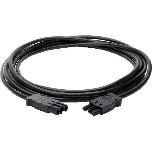 Kopp Verbindungsleitung kompatibel GST-Stecksystem St/Bu, 1,5mm², 5m, schwarz 16787K